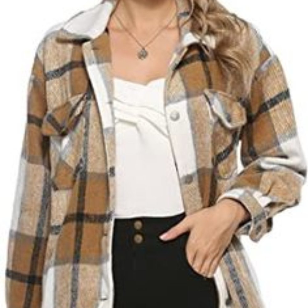 Entro Plaid Shacket